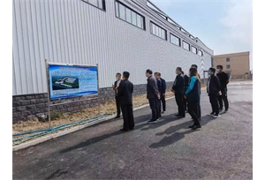 2021年8月30日张家口市组织部书记等领导到访分公司参观指导