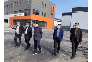 2021年8月30日张家口市组织部书记等领导到访分公司参观指导